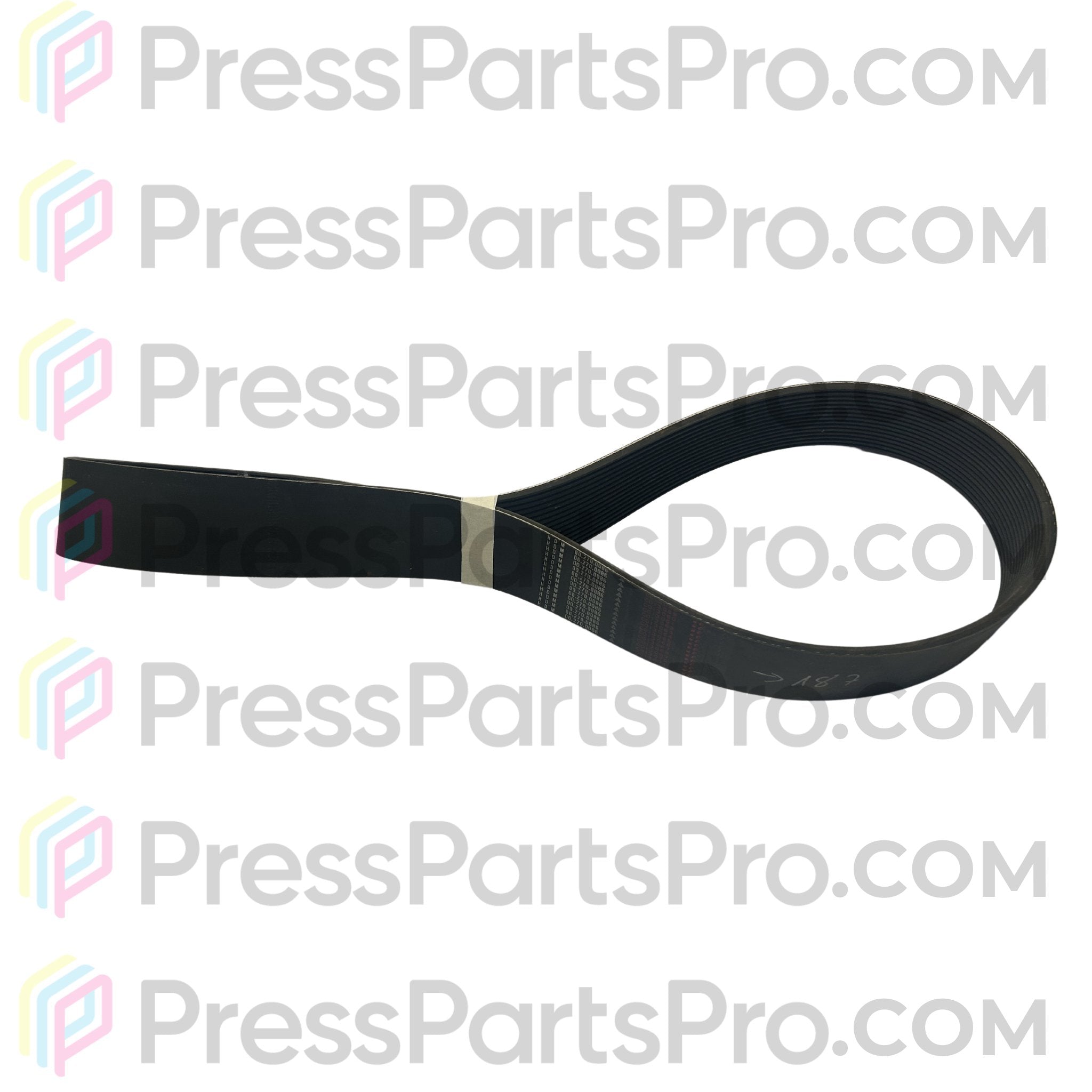 00.270.0086 V-Ribbed Belt for Heidelberg MO - Original Part - Press Parts Pro