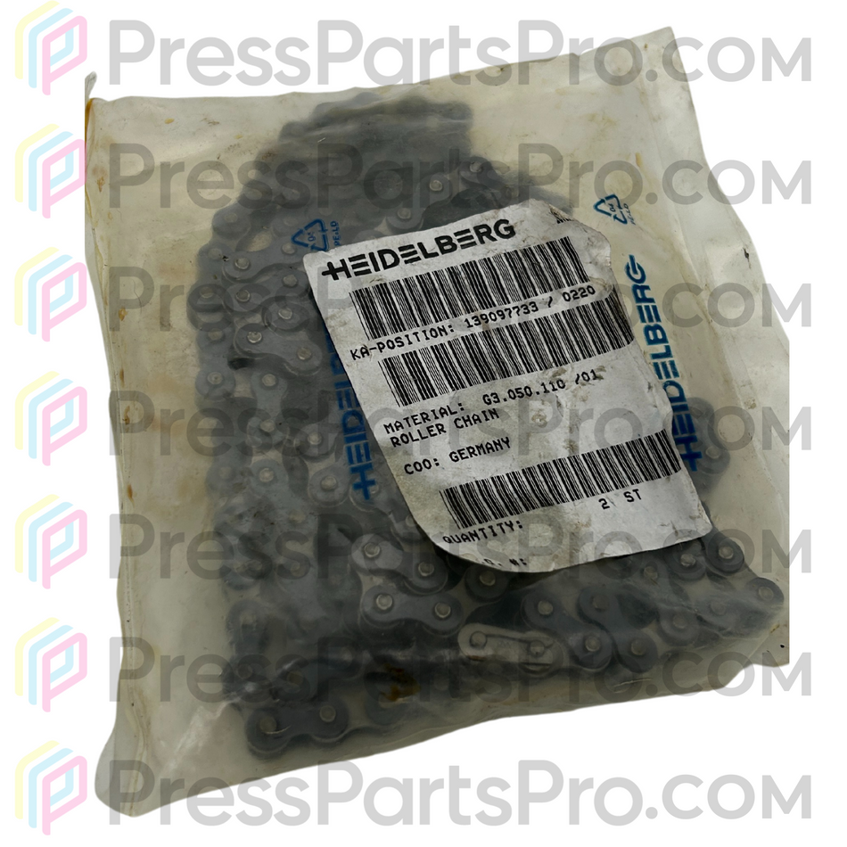 G3.050.110 Roller Chain for Heidelberg SM52 - High Quality Replacement