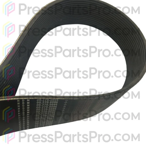 00.270.0086 V-Ribbed Belt for Heidelberg MO